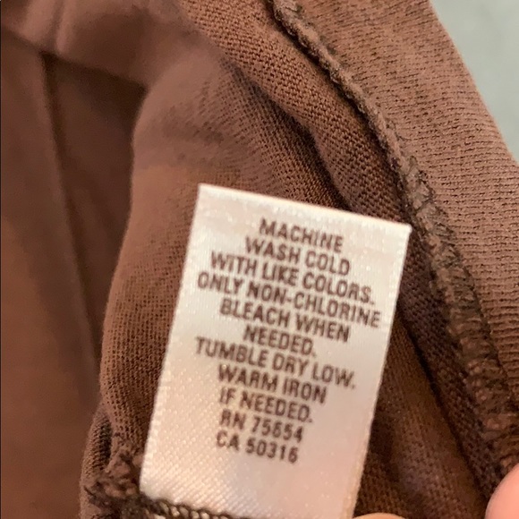 Abercrombie Fitch Stitch Brown Soft Tee Shirt M - Picture 5 of 8